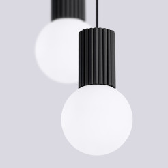 Lampa wisząca HALO 2P czarna SL.1972