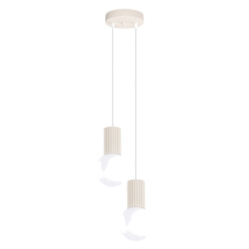 Lampa wisząca HALO 2P beżowa SL.1973
