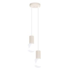 Lampa wisząca HALO 2P beżowa SL.1973