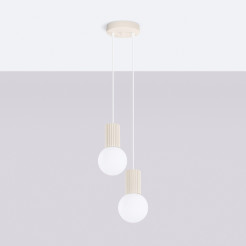 Lampa wisząca HALO 2P beżowa SL.1973
