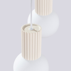 Lampa wisząca HALO 2P beżowa SL.1973