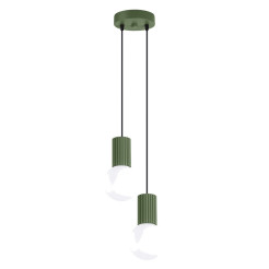 Lampa wisząca HALO 2P zielona oliwka SL.1974