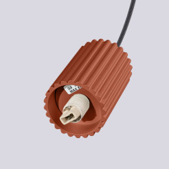 Lampa wisząca HALO 2P ochra czerwona SL.1975