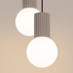 Lampa wisząca HALO 2P taupe SL.1978