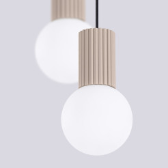 Lampa wisząca HALO 2P taupe SL.1978