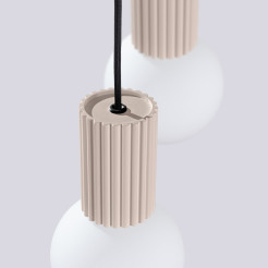 Lampa wisząca HALO 2P taupe SL.1978