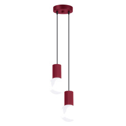 Lampa wisząca HALO 2P burgund SL.1979
