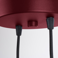 Lampa wisząca HALO 2P burgund SL.1979