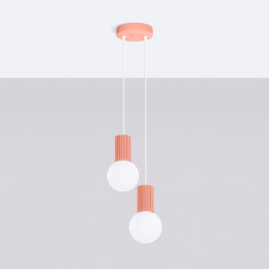Lampa wisząca HALO 2P brzoskwiniowa SL.1980