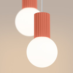 Lampa wisząca HALO 2P brzoskwiniowa SL.1980