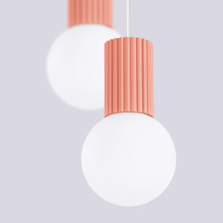 Lampa wisząca HALO 2P brzoskwiniowa SL.1980