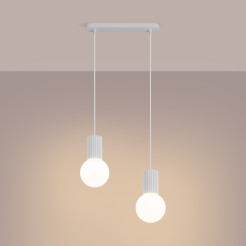 Lampa wisząca HALO 2L biała SL.1981