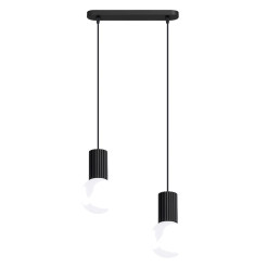 Lampa wisząca HALO 2L czarna SL.1982