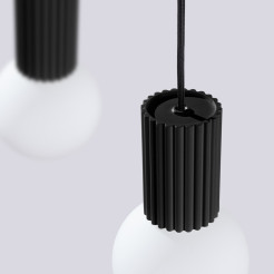 Lampa wisząca HALO 2L czarna SL.1982
