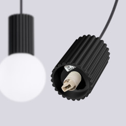 Lampa wisząca HALO 2L czarna SL.1982