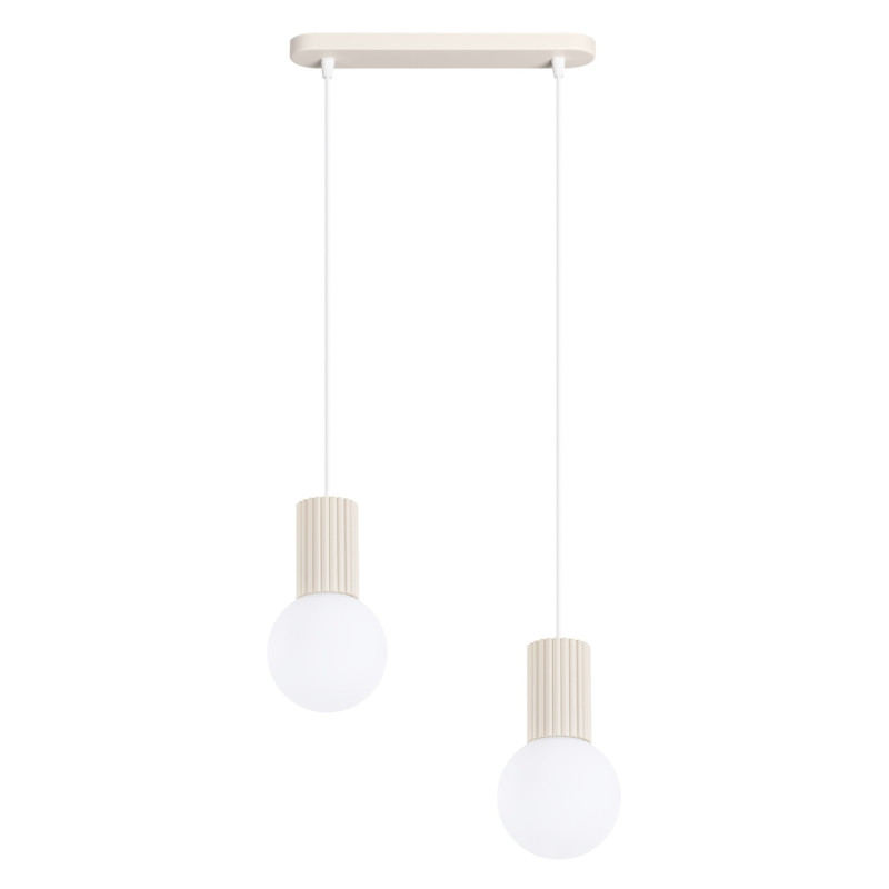 Lampa wisząca HALO 2L beżowa SL.1983
