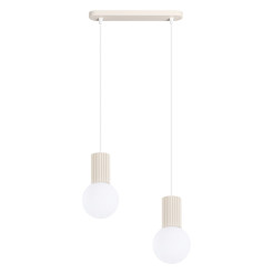 Lampa wisząca HALO 2L beżowa SL.1983