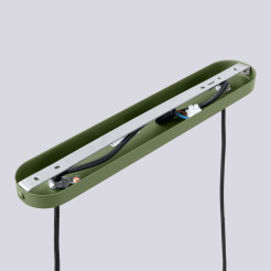 Lampa wisząca HALO 2L zielona oliwka SL.1984