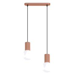 Lampa wisząca HALO 2L mocca SL.1986