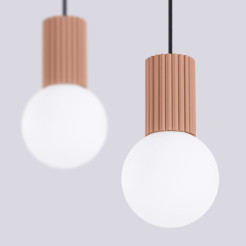Lampa wisząca HALO 2L mocca SL.1986