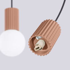 Lampa wisząca HALO 2L mocca SL.1986
