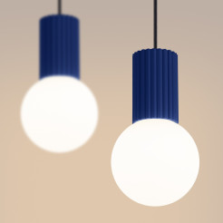 Lampa wisząca HALO 2L ultramaryna SL.1987
