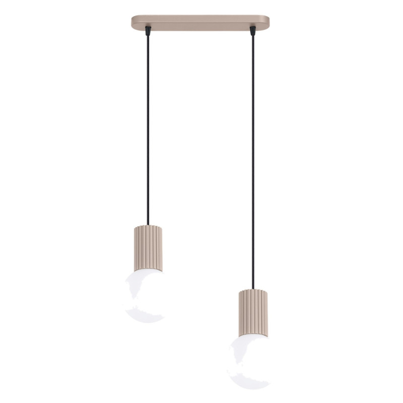 Lampa wisząca HALO 2L taupe SL.1988