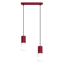 Lampa wisząca HALO 2L burgund SL.1989