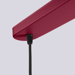 Lampa wisząca HALO 2L burgund SL.1989