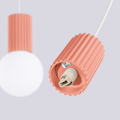 Lampa wisząca HALO 2L brzoskwiniowa SL.1990