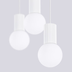 Lampa wisząca HALO 3L biała SL.1991