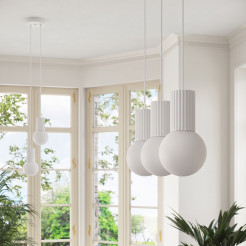 Lampa wisząca HALO 3L biała SL.1991