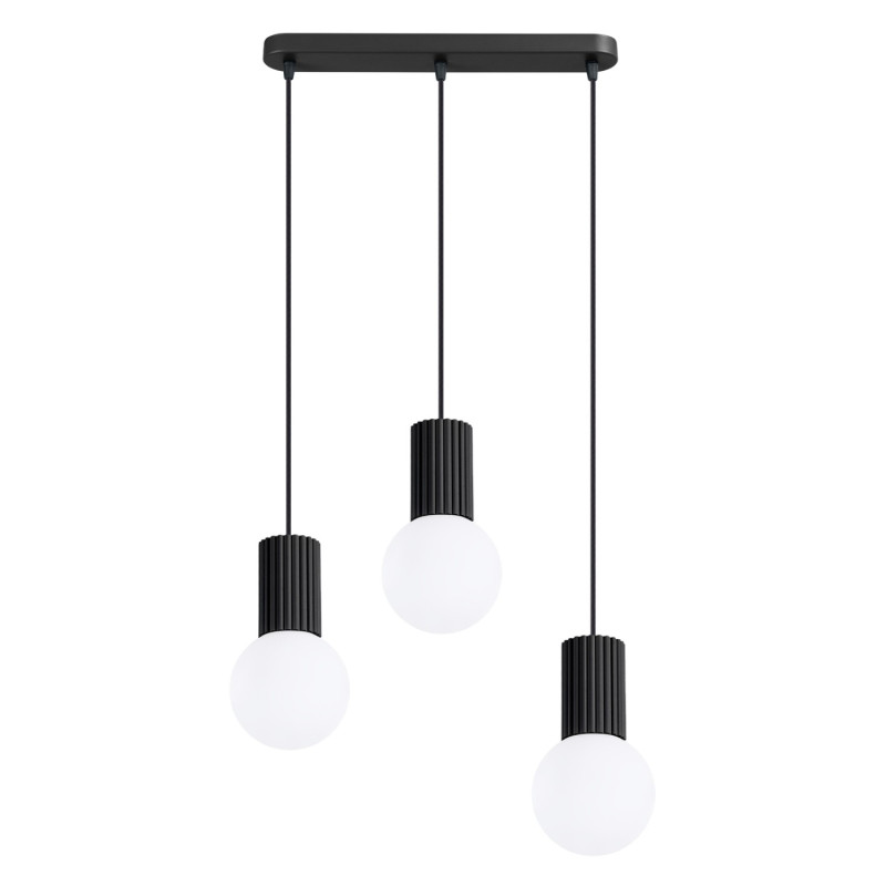 Lampa wisząca HALO 3L czarna SL.1992
