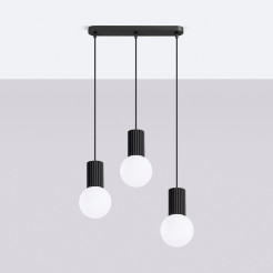 Lampa wisząca HALO 3L czarna SL.1992