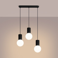 Lampa wisząca HALO 3L czarna SL.1992
