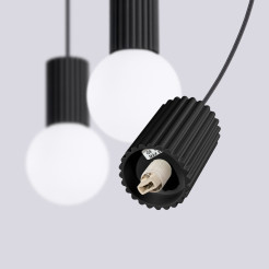 Lampa wisząca HALO 3L czarna SL.1992
