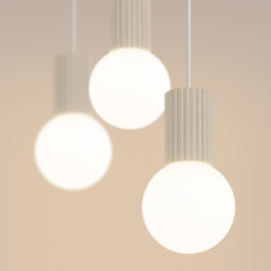 Lampa wisząca HALO 3L beżowa SL.1993