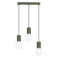 Lampa wisząca HALO 3L zielona oliwka SL.1994