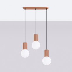 Lampa wisząca HALO 3L mocca SL.1996