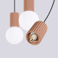 Lampa wisząca HALO 3L mocca SL.1996