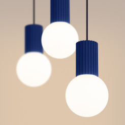 Lampa wisząca HALO 3L ultramaryna SL.1997