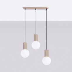Lampa wisząca HALO 3L taupe SL.1998