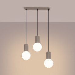 Lampa wisząca HALO 3L taupe SL.1998