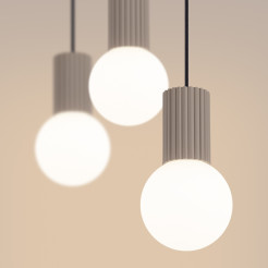 Lampa wisząca HALO 3L taupe SL.1998