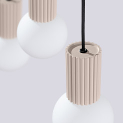 Lampa wisząca HALO 3L taupe SL.1998
