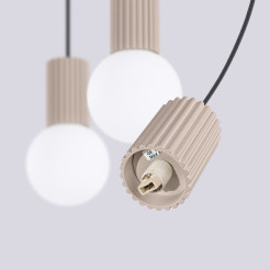 Lampa wisząca HALO 3L taupe SL.1998