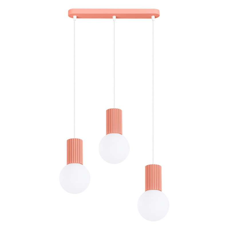 Lampa wisząca HALO 3L brzoskwiniowa SL.2000