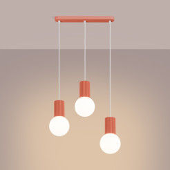 Lampa wisząca HALO 3L brzoskwiniowa SL.2000