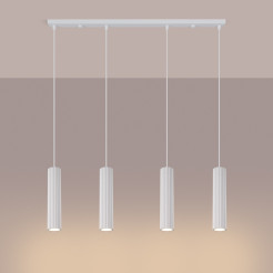 Lampa wisząca KARBON 4L biały SL.2001