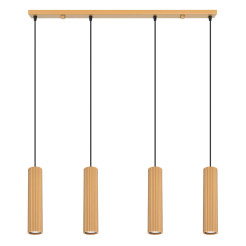 Lampa wisząca KARBON 4L złoty SL.2002